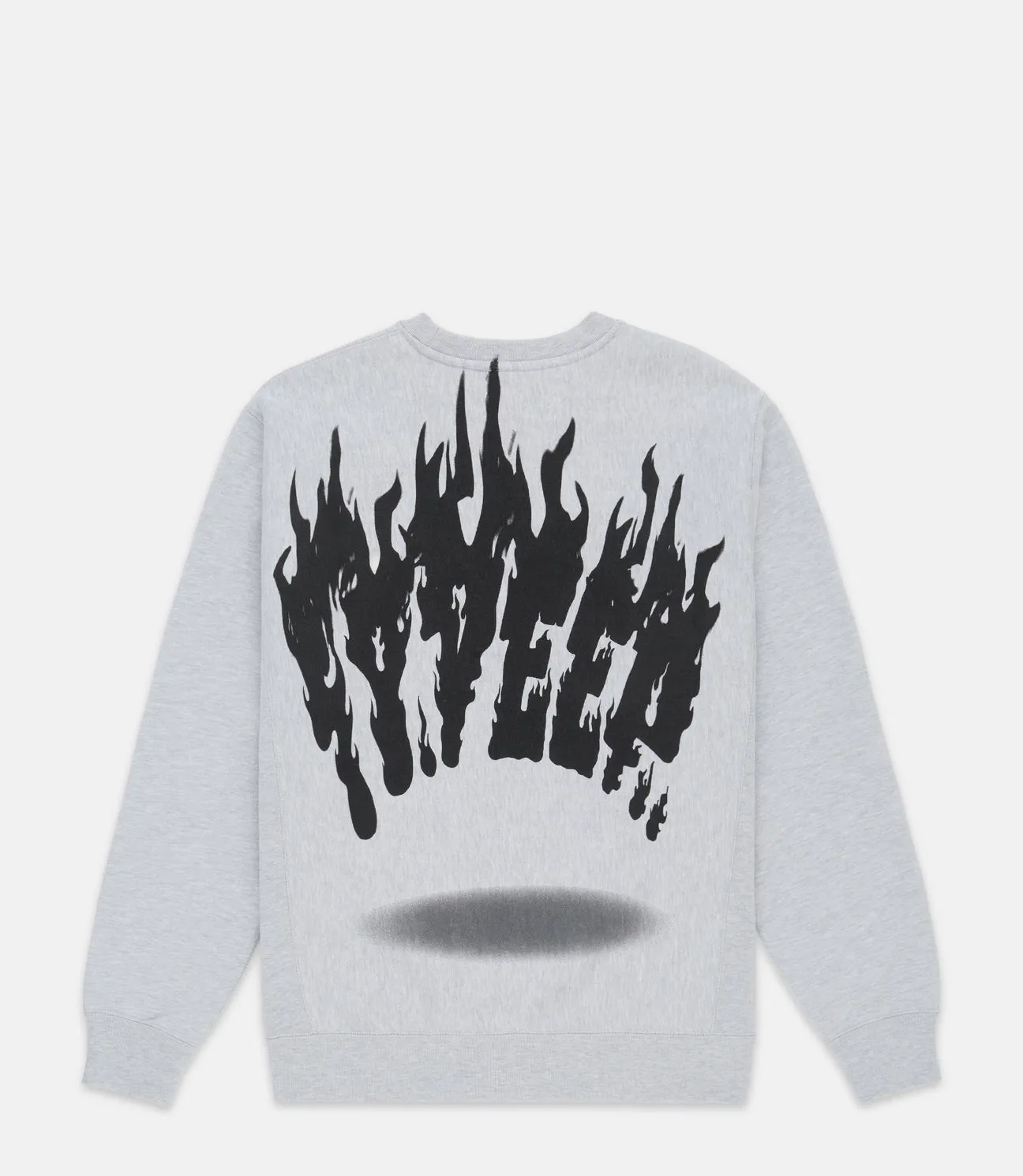 10 Deep Burn Logo Crewneck Sweatshirt Heather Grey