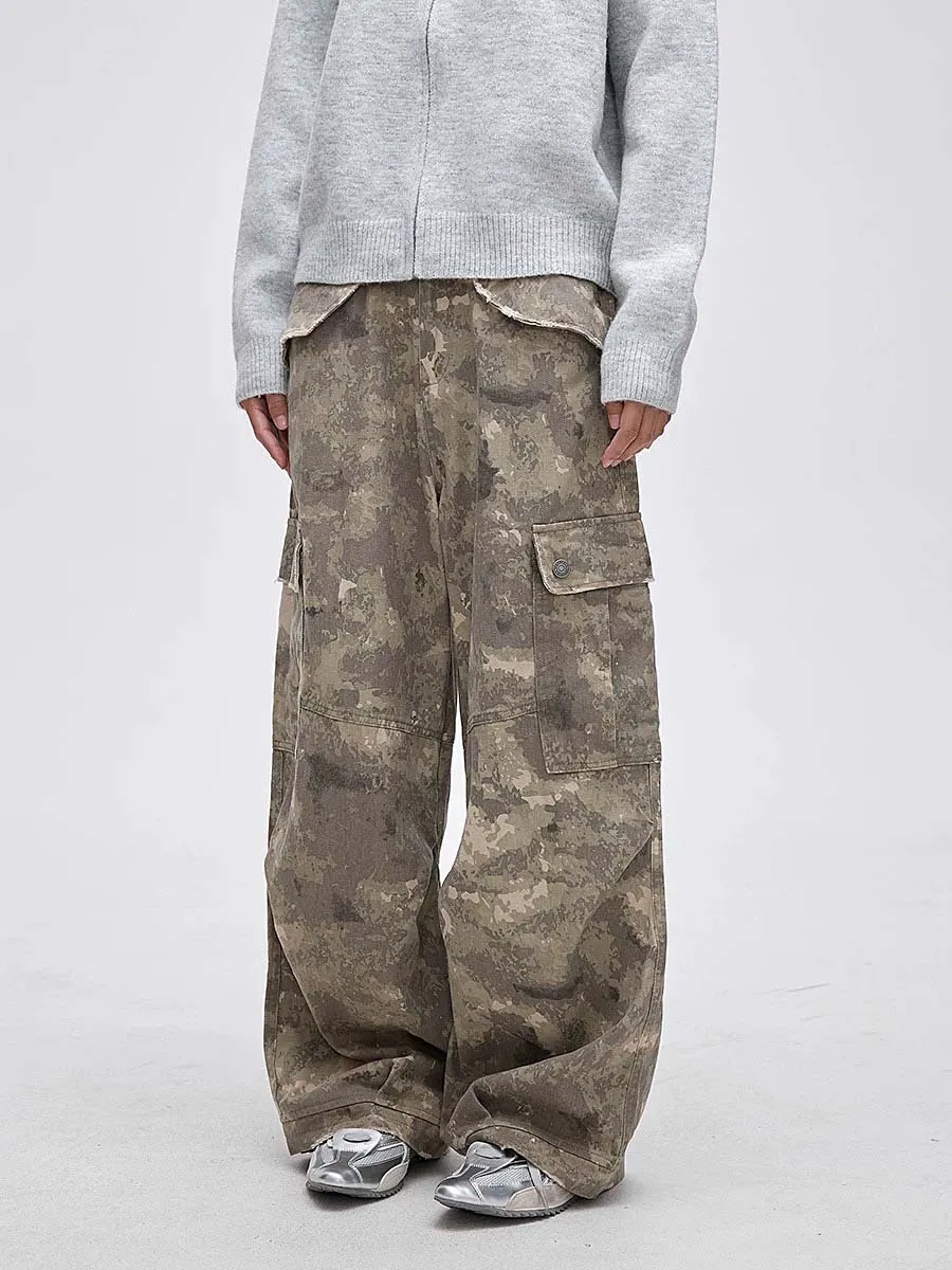 647 Osako "Sands" Printed Cargo Trousers