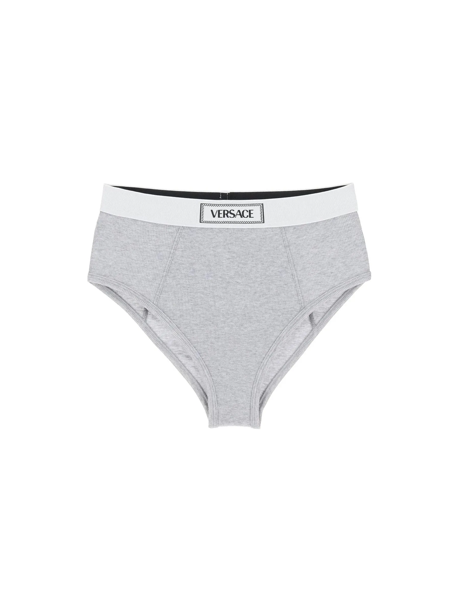 90s Logo Ribbed High-Waisted Briefs
