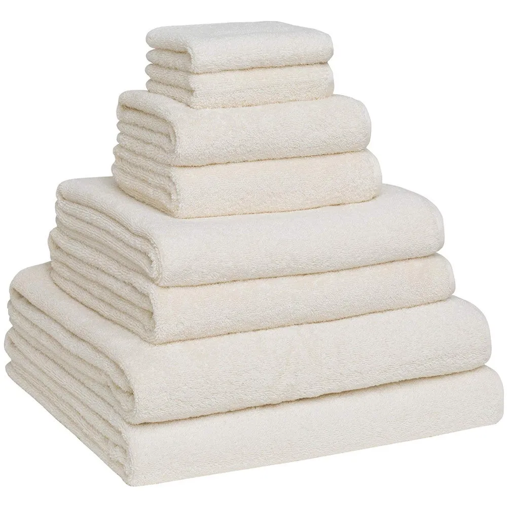 ADONIS Luxury Face Towel 13" x 13" #1.50Lbs/dz Standard Full Terry 36/Pack Color IVORY