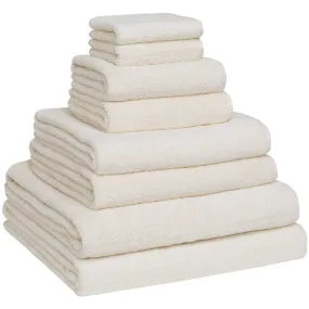 ADONIS Luxury Face Towel 13" x 13" #1.50Lbs/dz Standard Full Terry 36/Pack Color IVORY