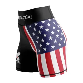 American Warrior Women's Compression Shorts