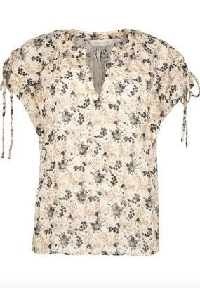 B&Y Drawstring Shoulder Blouse