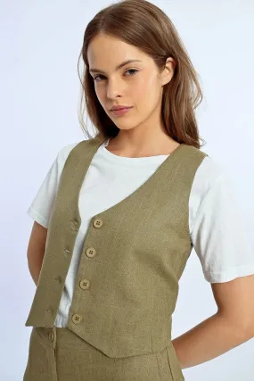 BEATRICE LINEN VEST