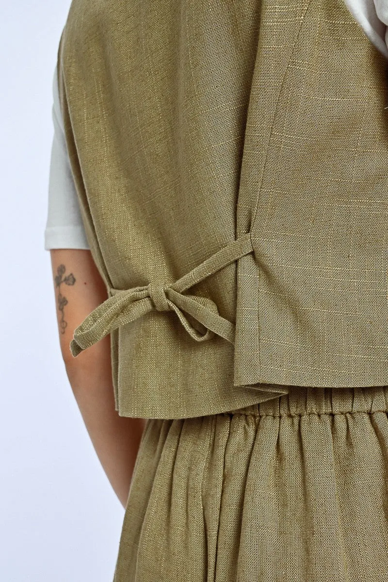 BEATRICE LINEN VEST