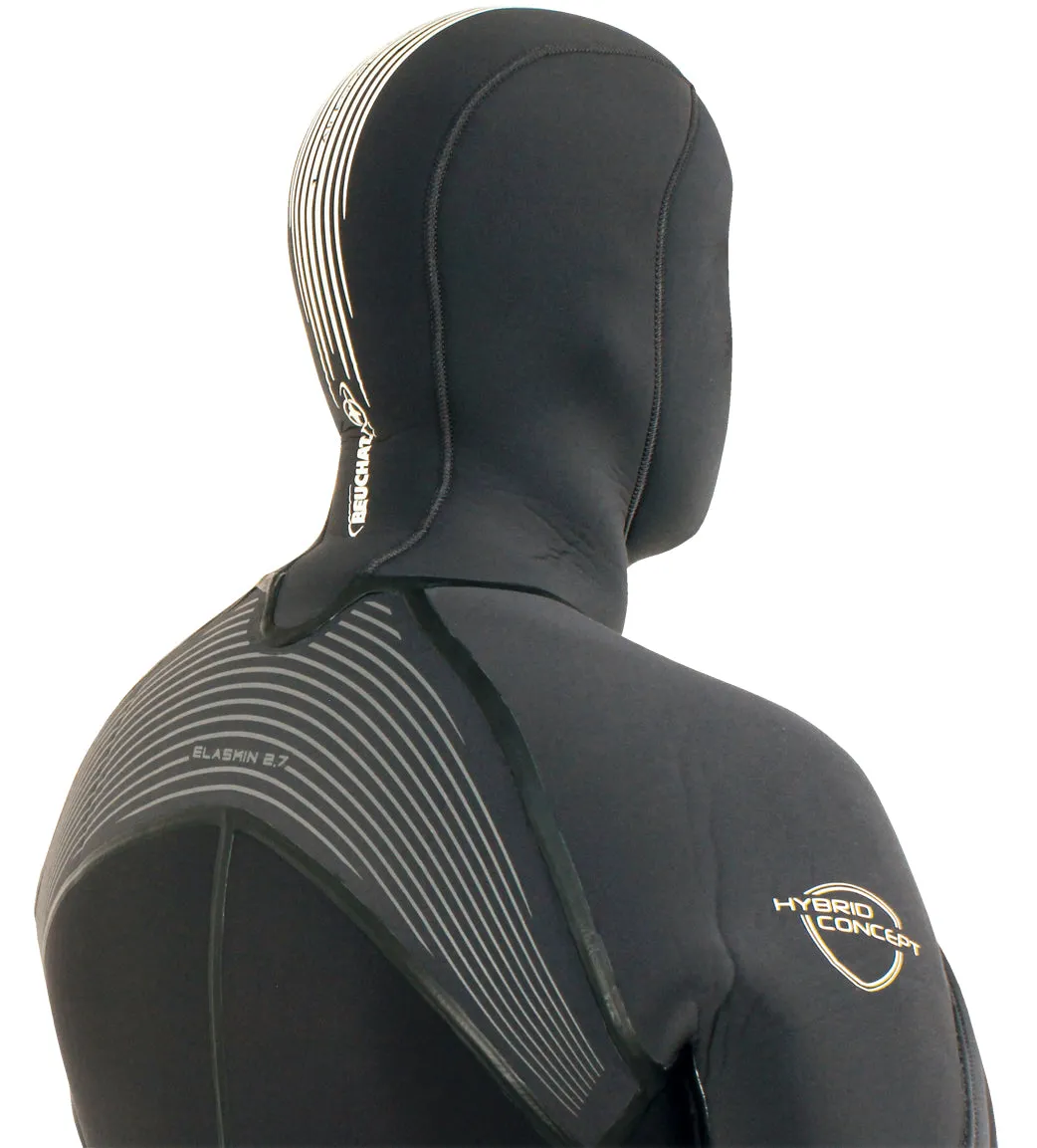 Beuchat Med C-Zip man Overall 8/7mm semi dry suit with hood