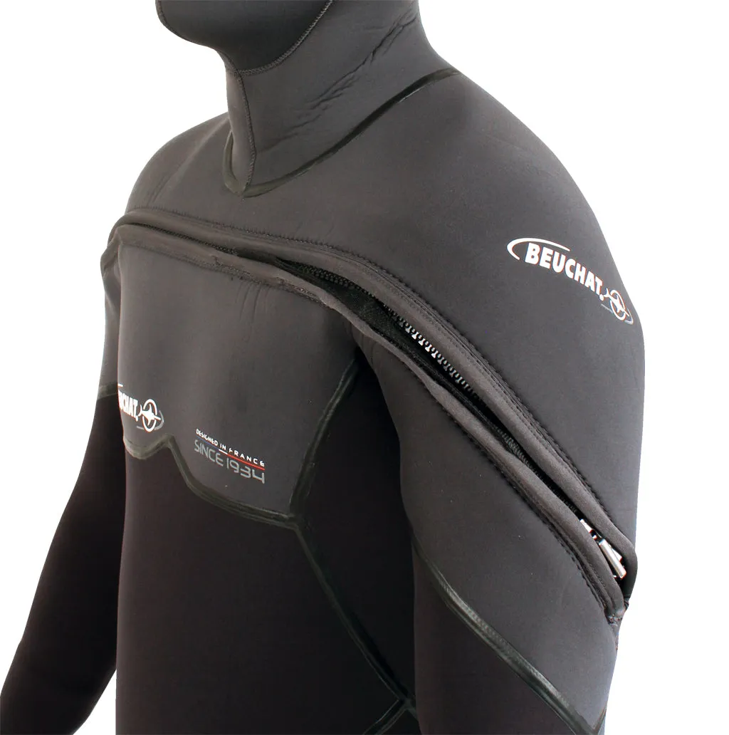 Beuchat Med C-Zip man Overall 8/7mm semi dry suit with hood