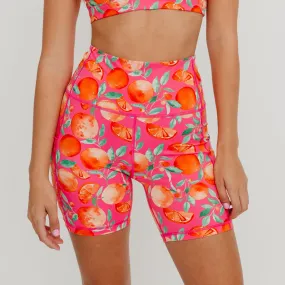 Biker Shorts - 6'' - Tangerine | MT SPORT