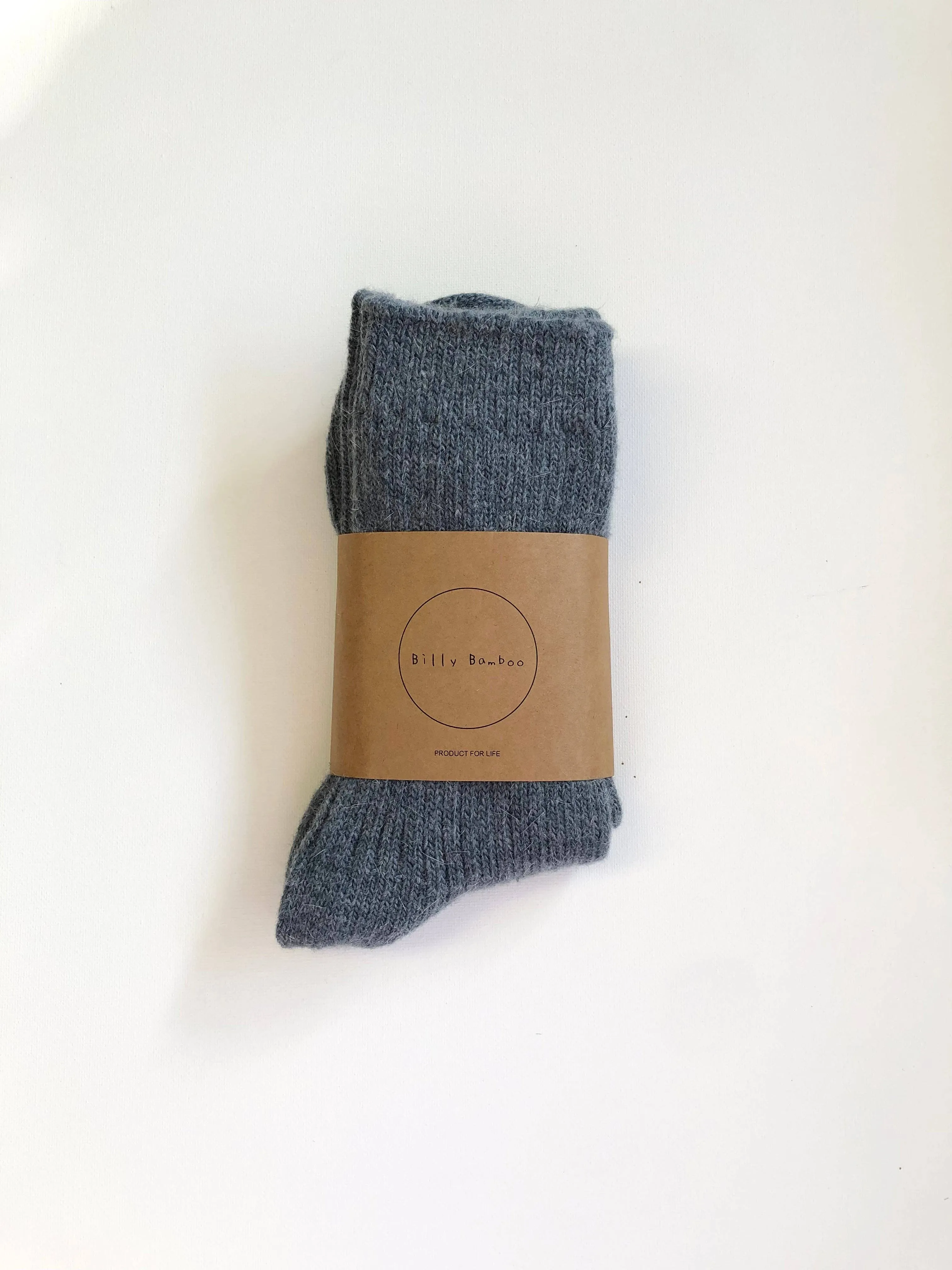 BILLY BAMBOO ICELAND WOOL SOCKS - neutral