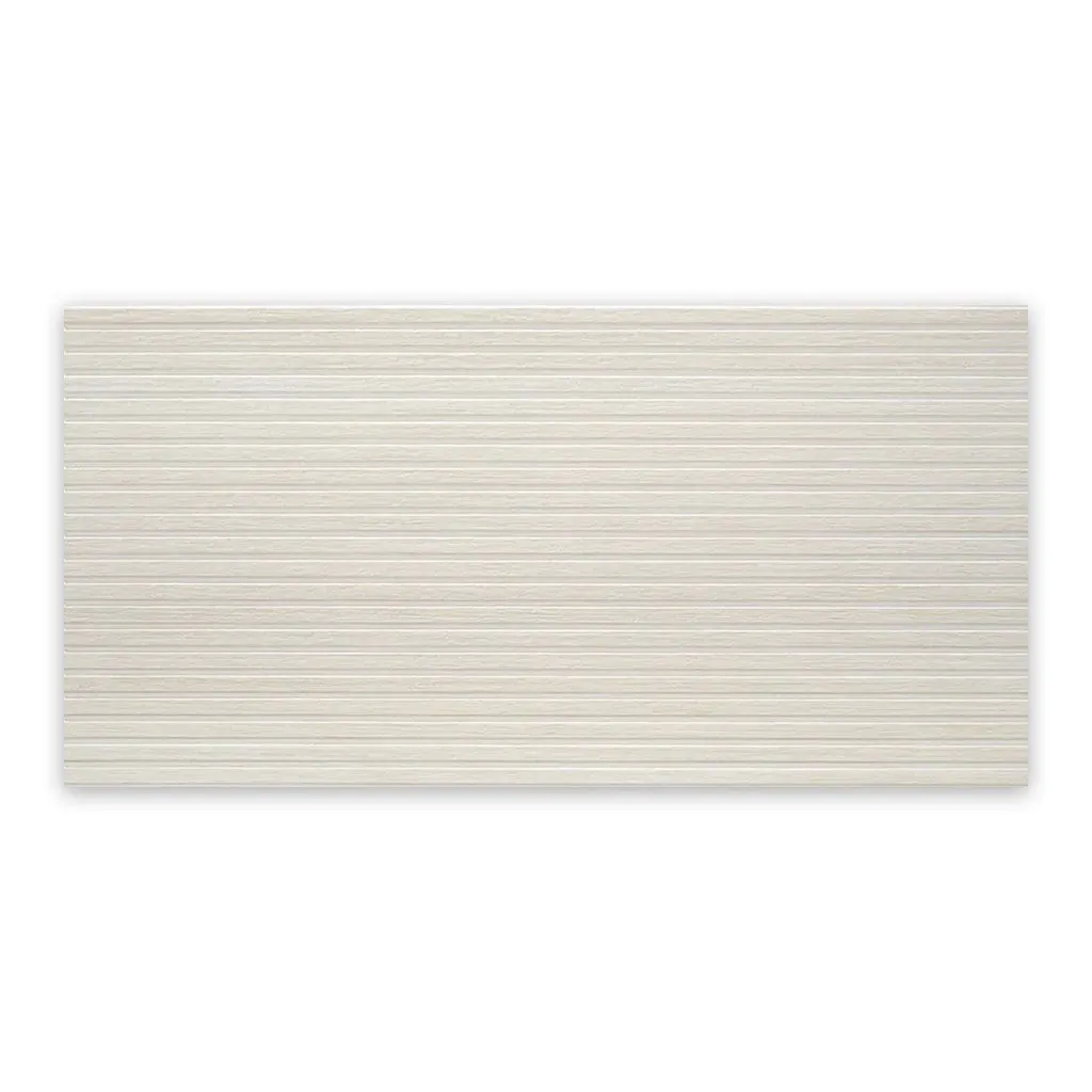 Bois 23.7 in. x 47.25 in. Matte Pearl White Porcelain Large Format Wall and Floor Tile (15.5 sq ft/case) - 2 Pack