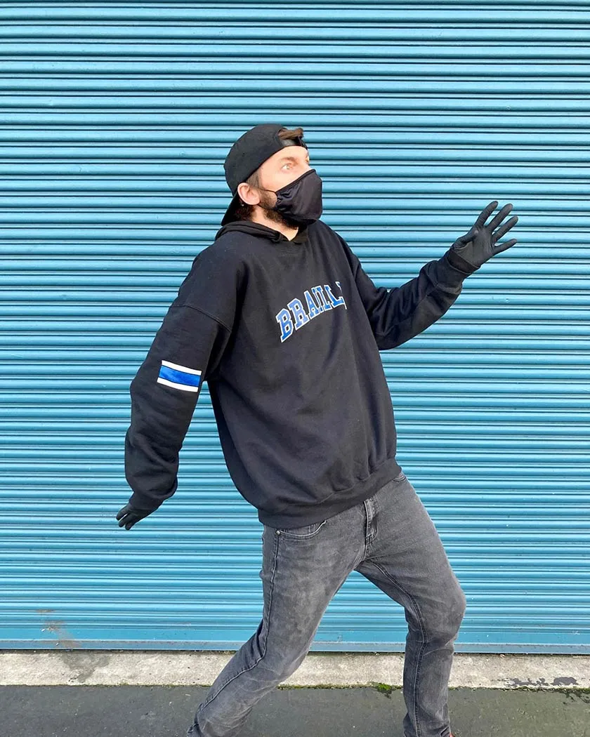 Braille Skateboarding Varsity Crew Sweatshirt