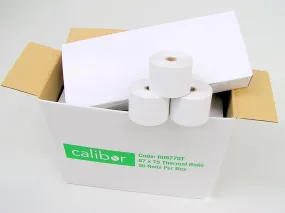 Calibor Thermal Paper Roll 57mm x 75mm 50 Rolls