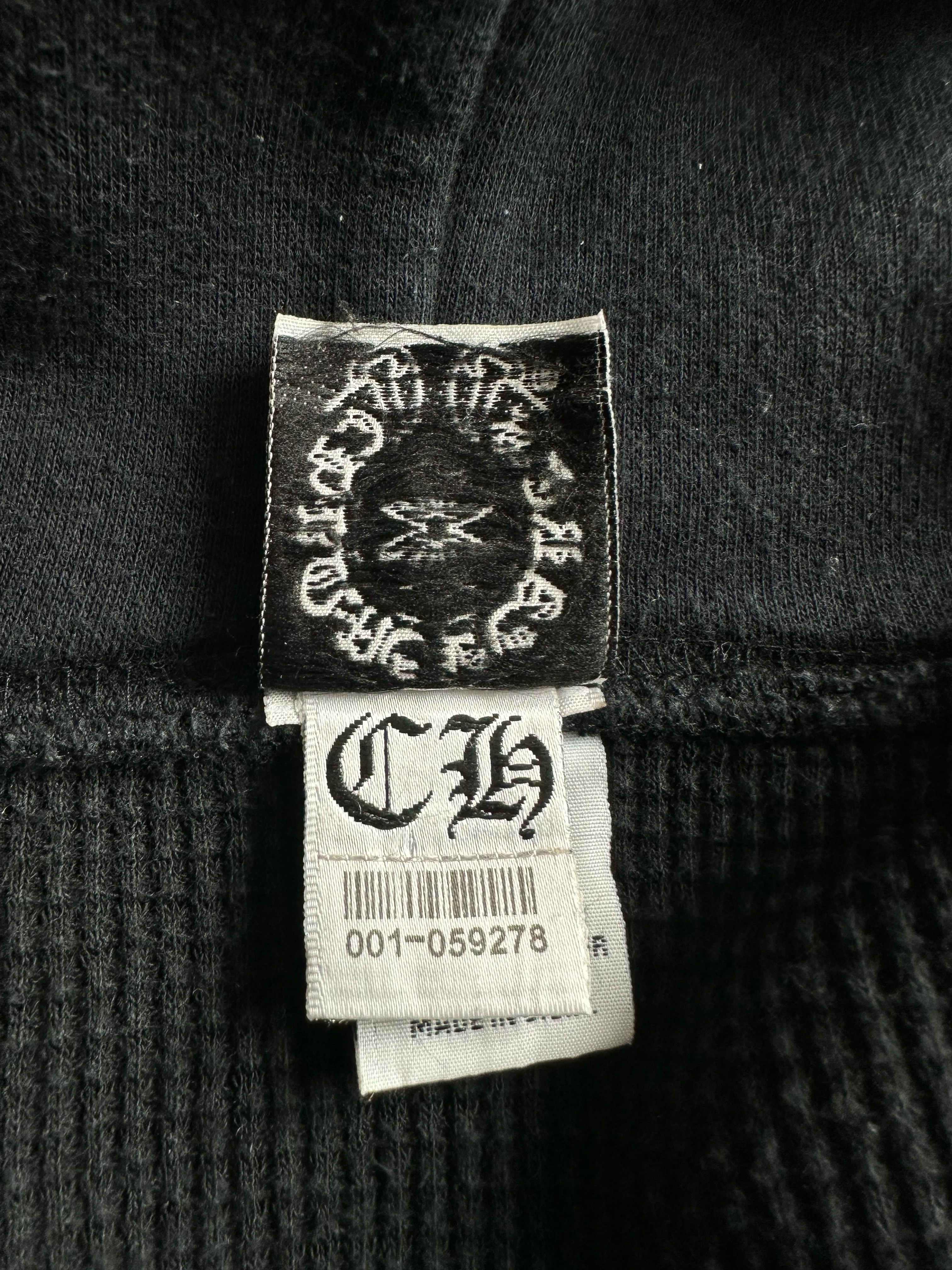 Chrome Hearts Thermal Lined Horseshoe Zip Up Hoodie
