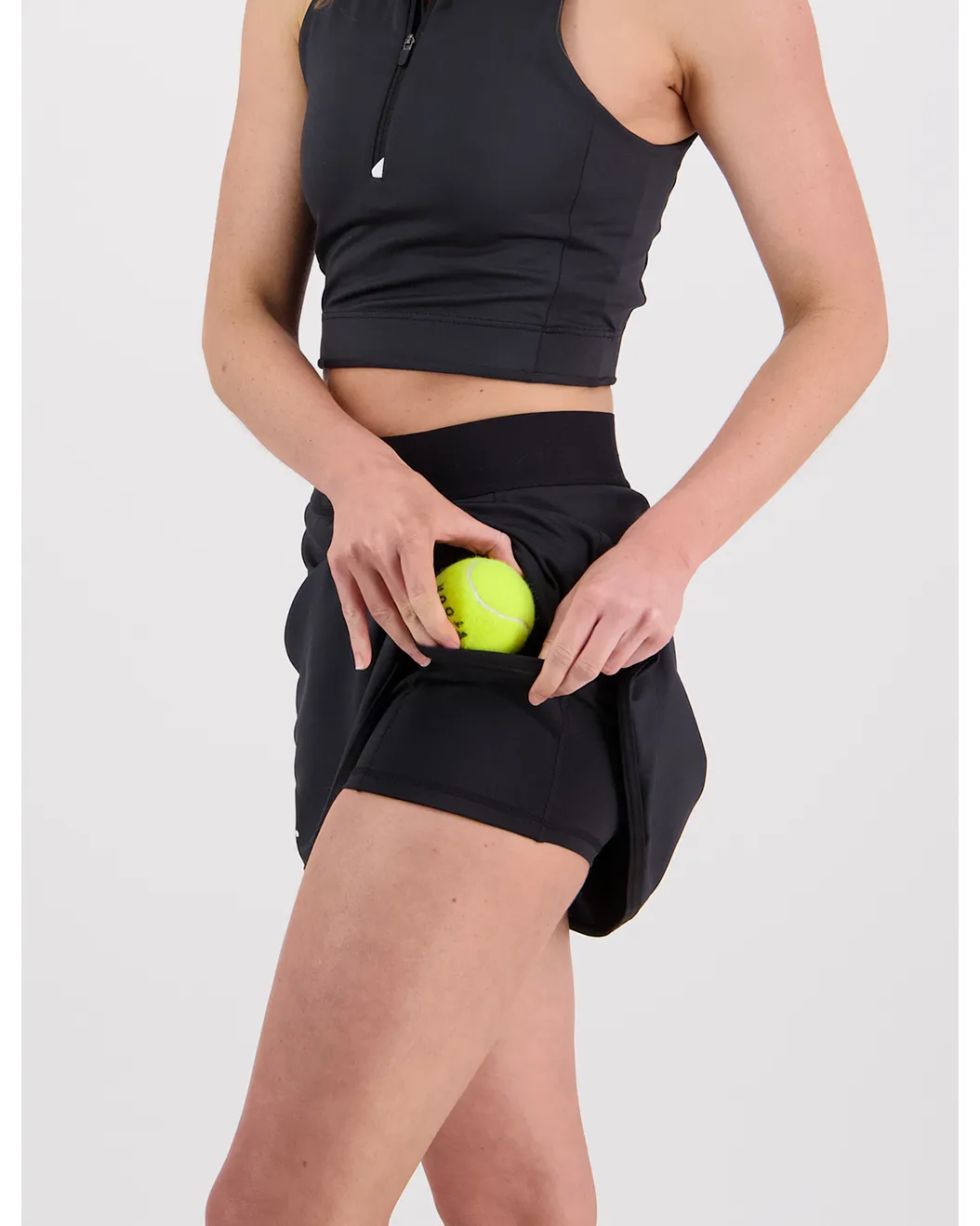Clique Tennis Skort - Black