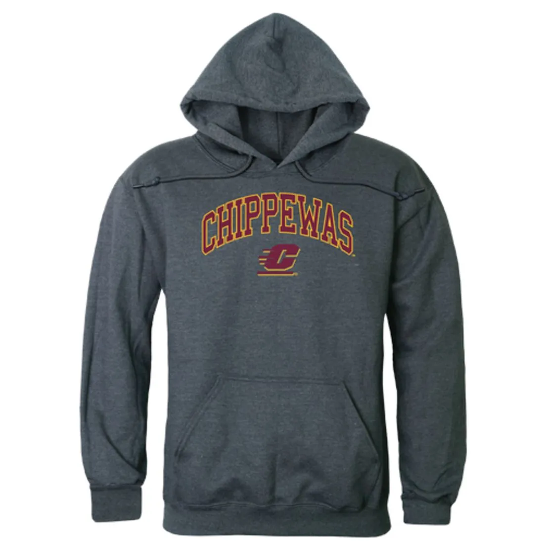 CMU Central Michigan University Chippewas Campus Fleece Hoodie Sweatshirts