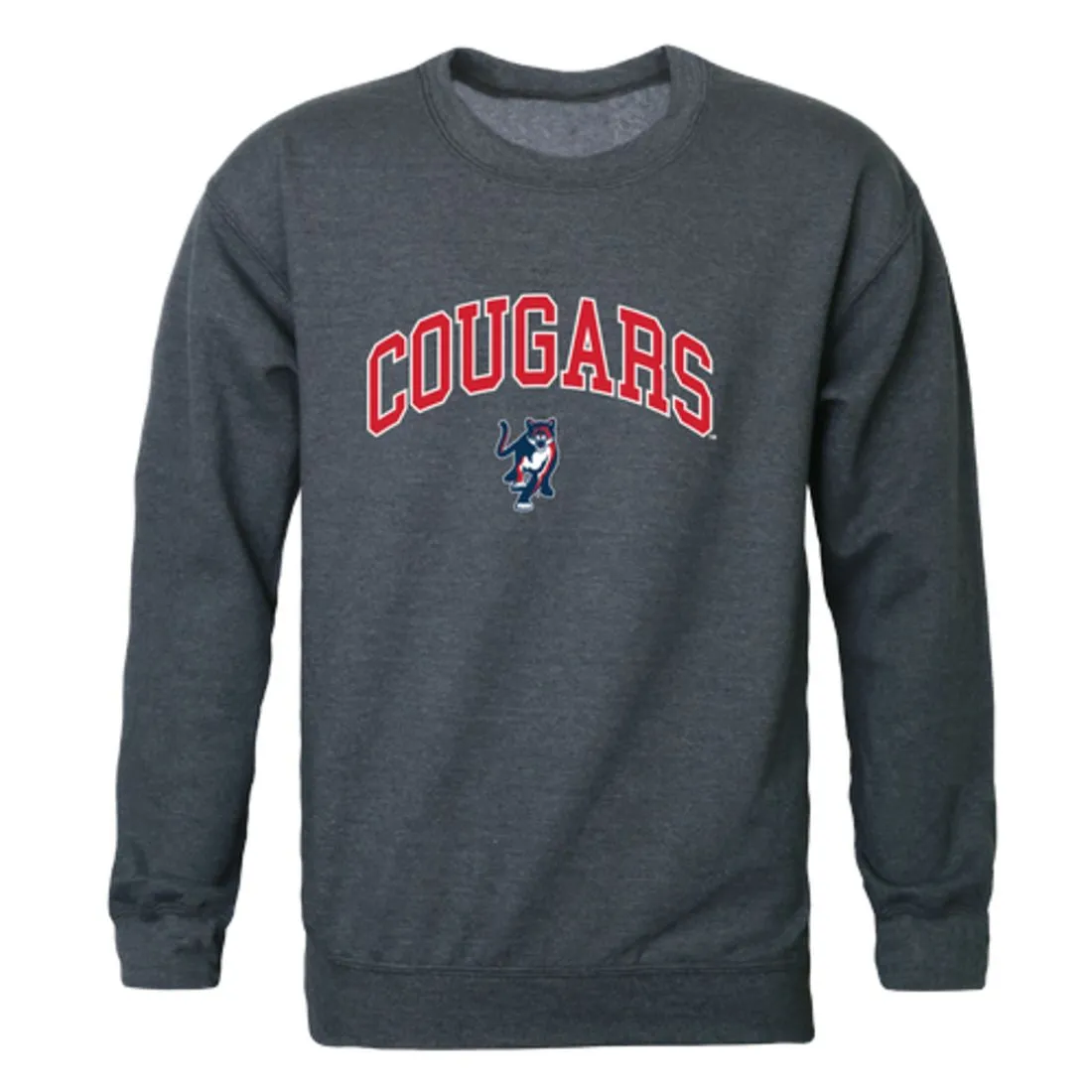 Columbus State University Cougars Campus Fleece Crewneck Pullover Sweatshirt
