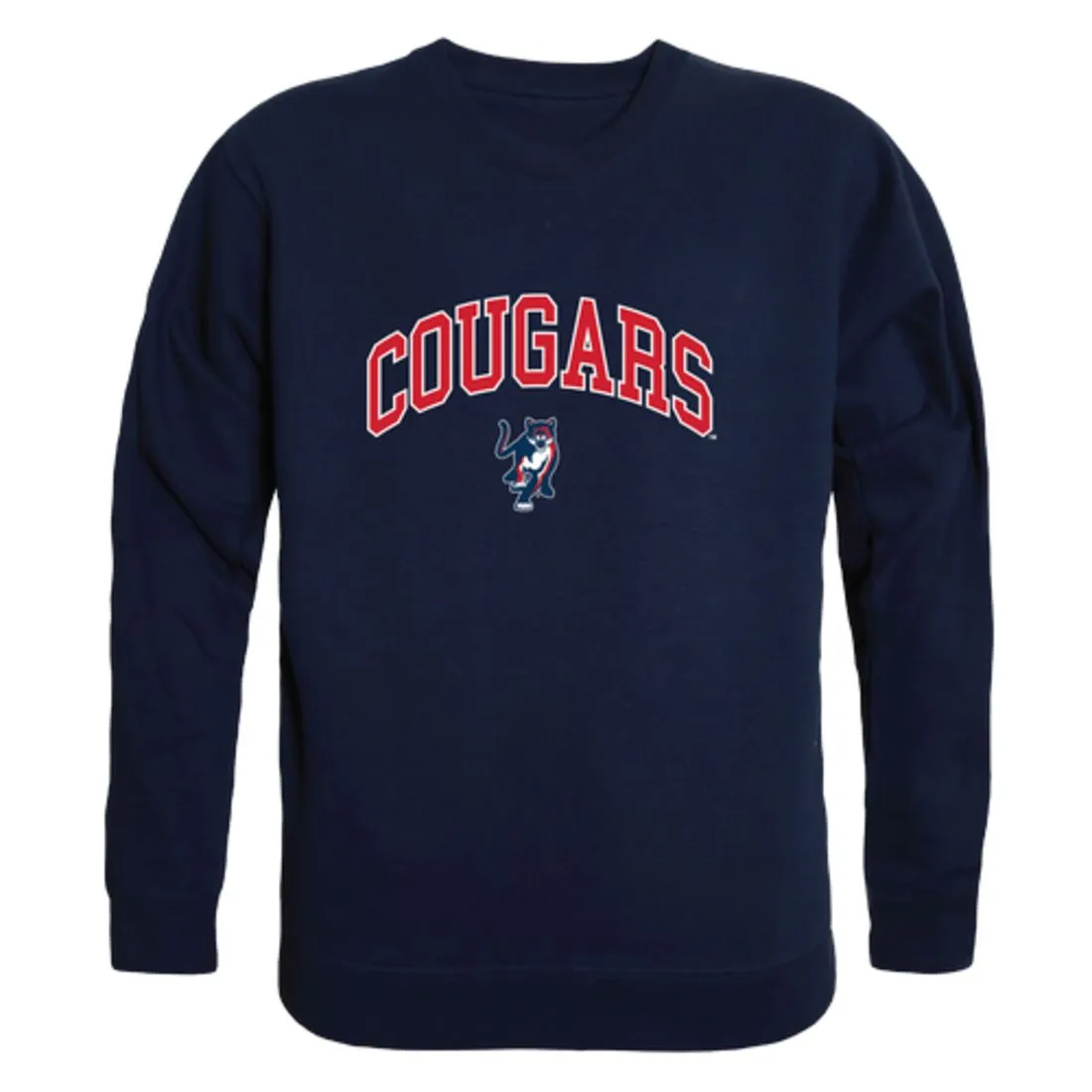 Columbus State University Cougars Campus Fleece Crewneck Pullover Sweatshirt