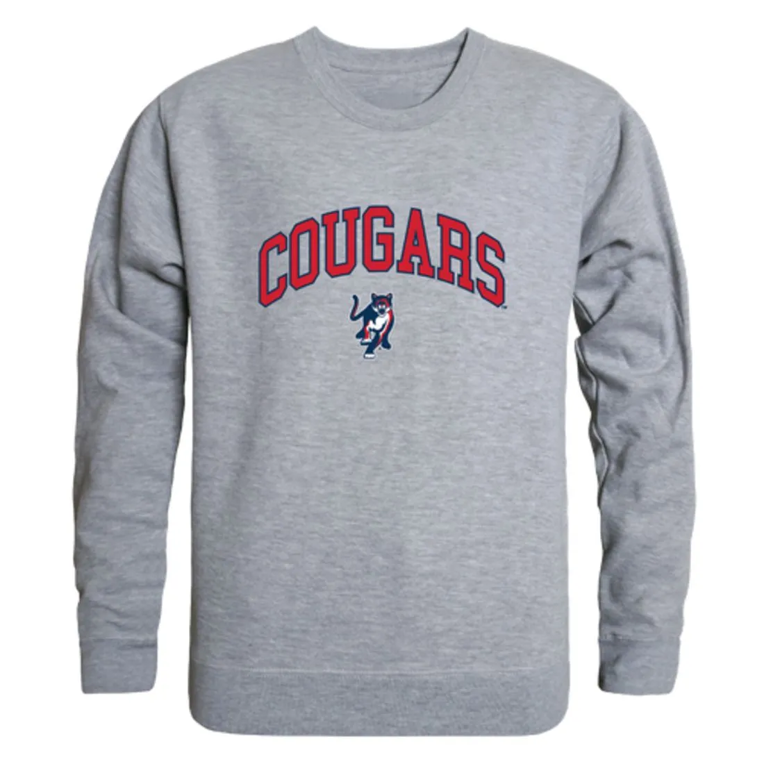 Columbus State University Cougars Campus Fleece Crewneck Pullover Sweatshirt