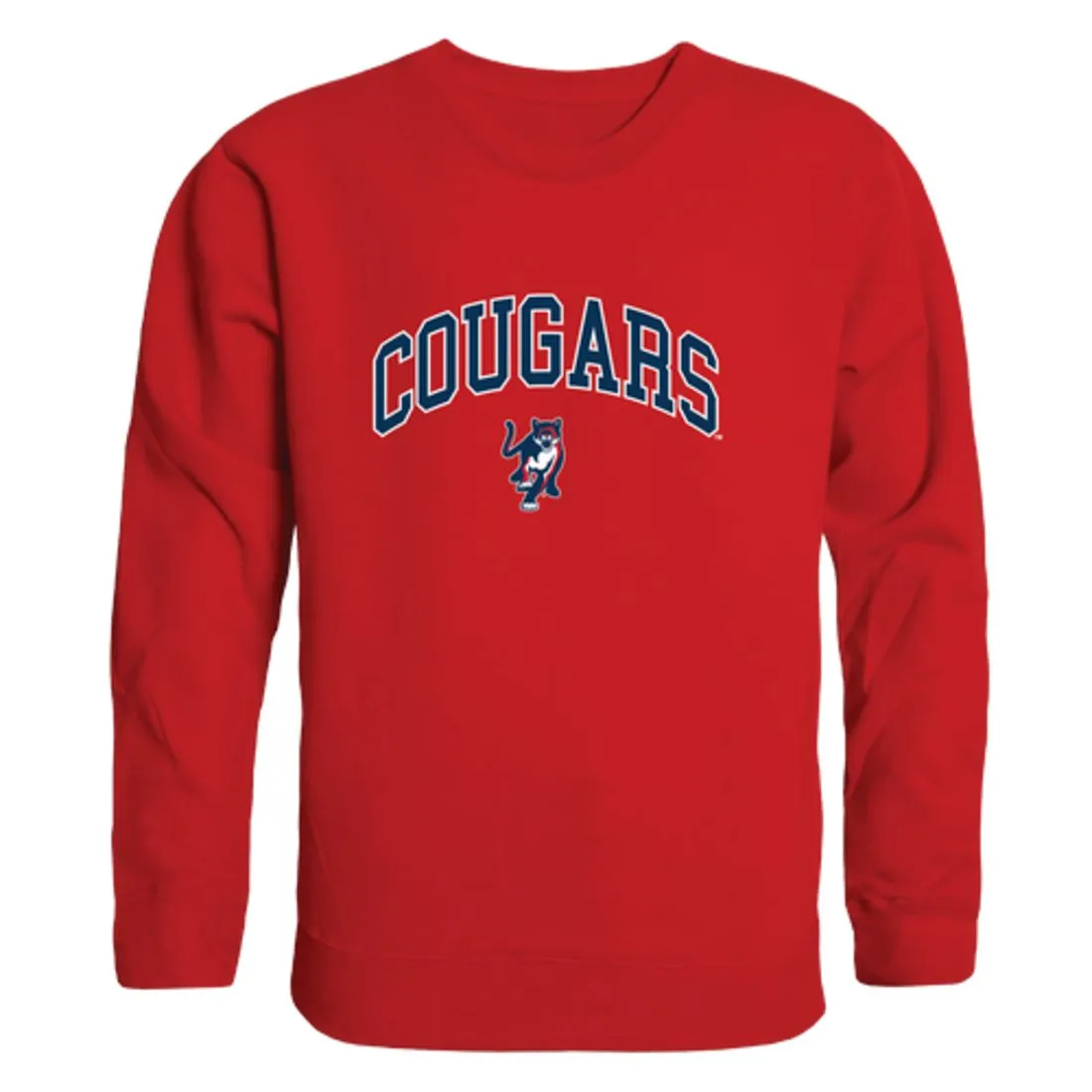 Columbus State University Cougars Campus Fleece Crewneck Pullover Sweatshirt