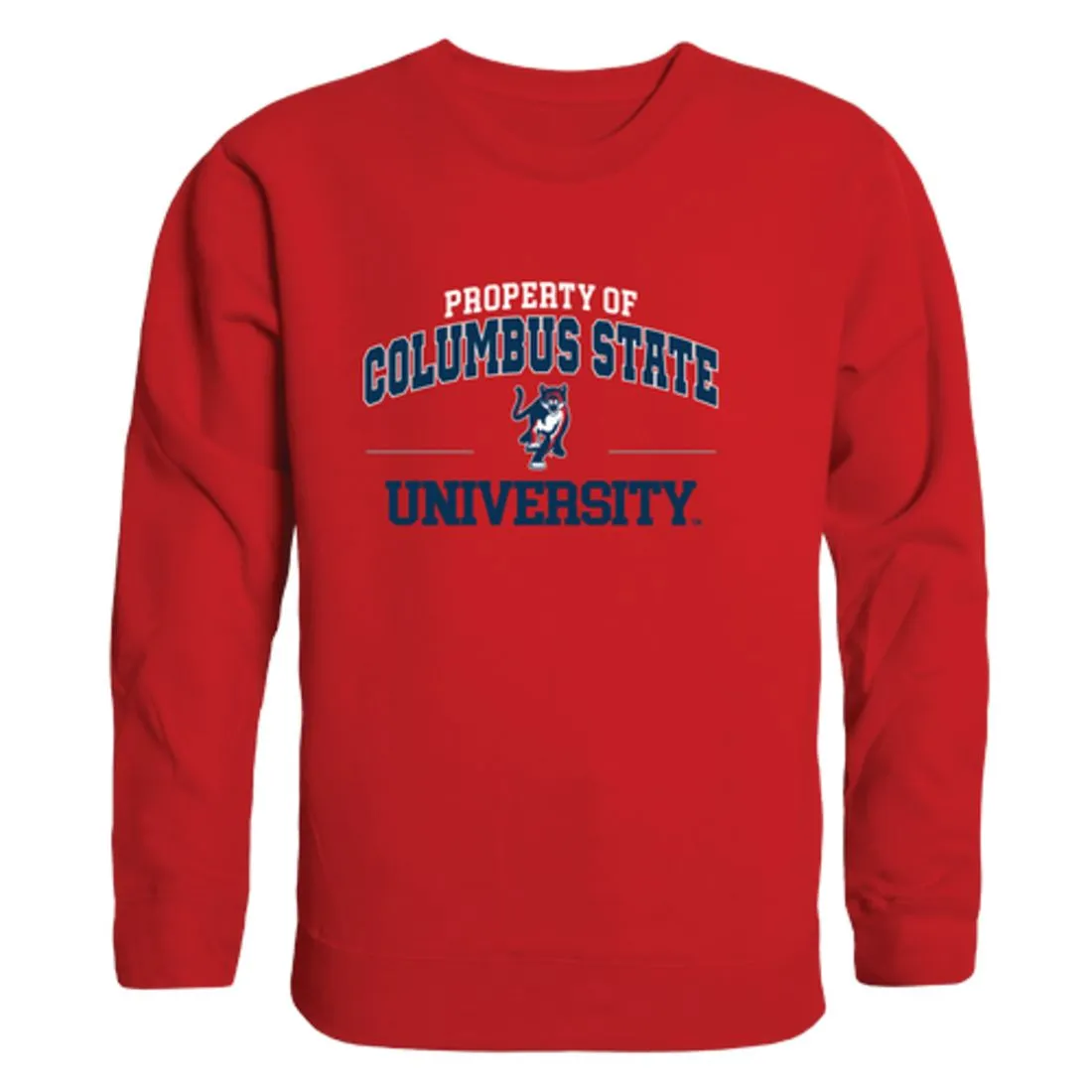 Columbus State University Cougars Property Fleece Crewneck Pullover Sweatshirt