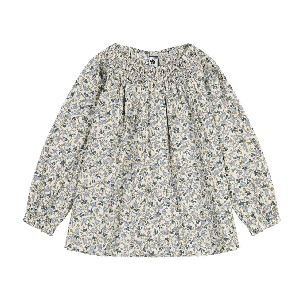 Cream Floral Georgia Blouse