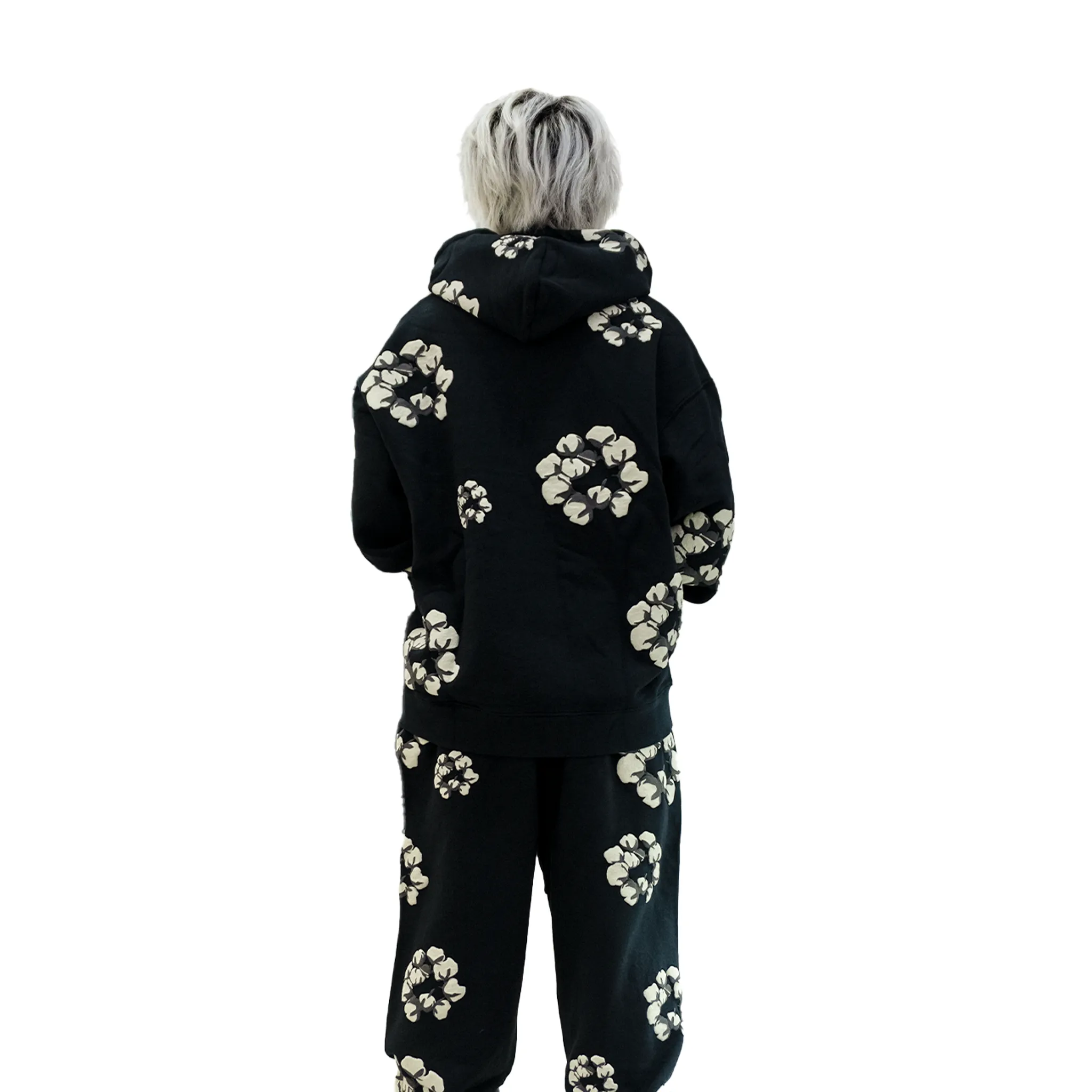 Denim Tears x Cactus Plant Flea Market Tears Wreath Sweatpants Black (FW24)