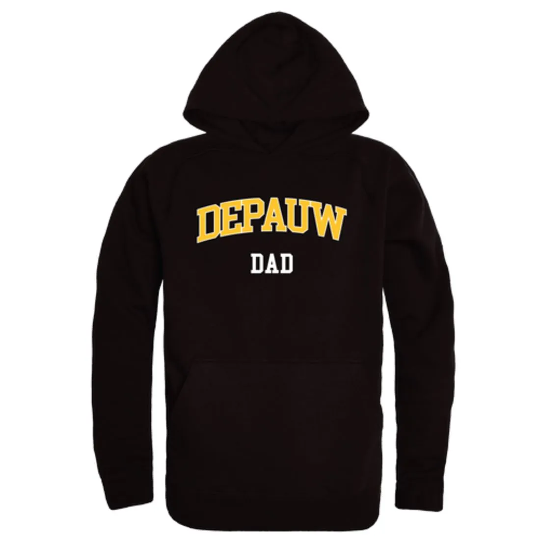 DePauw University Tigers Dad Fleece Hoodie Sweatshirts