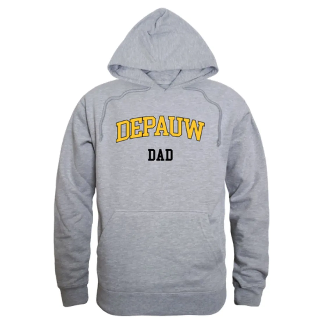 DePauw University Tigers Dad Fleece Hoodie Sweatshirts