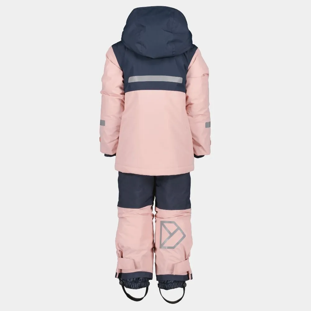 Didriksons Skare Kids Ski Jacket & Pants Set - Dusty Pink