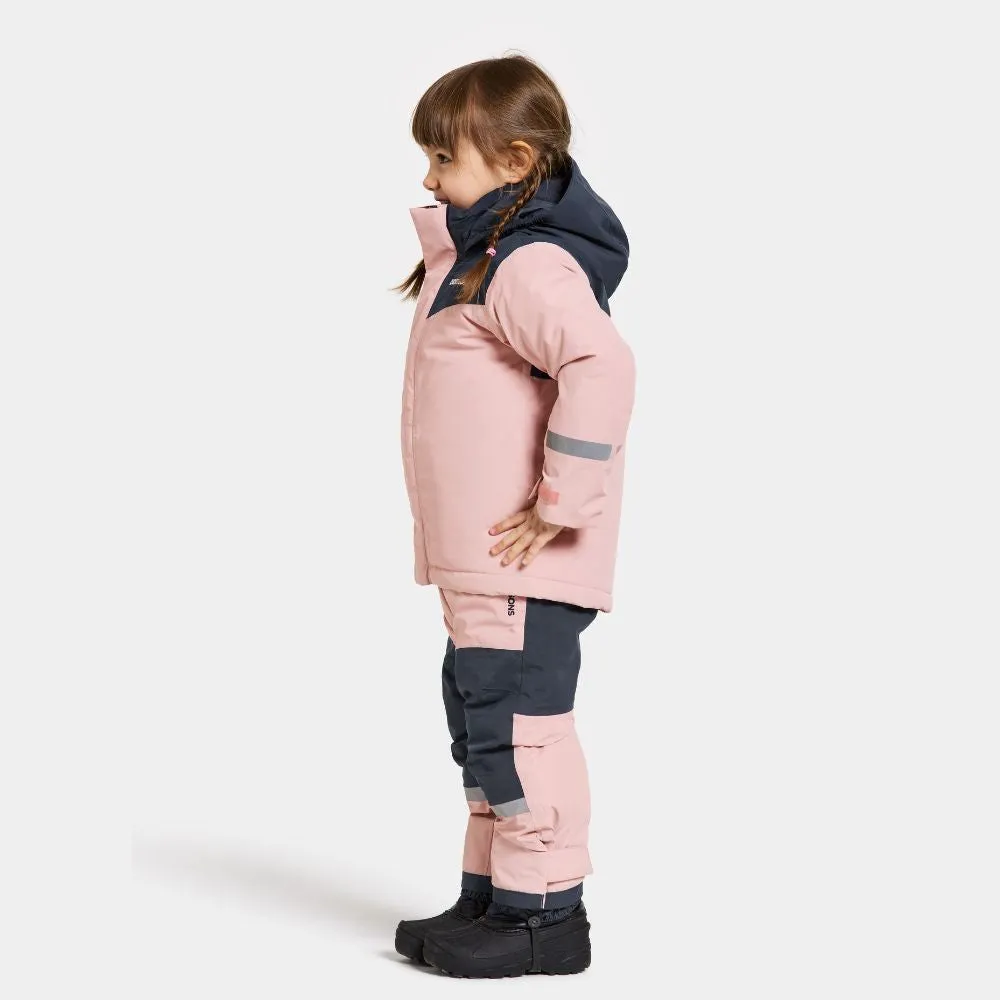 Didriksons Skare Kids Ski Jacket & Pants Set - Dusty Pink