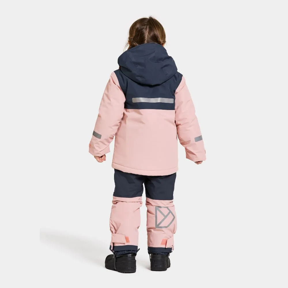 Didriksons Skare Kids Ski Jacket & Pants Set - Dusty Pink
