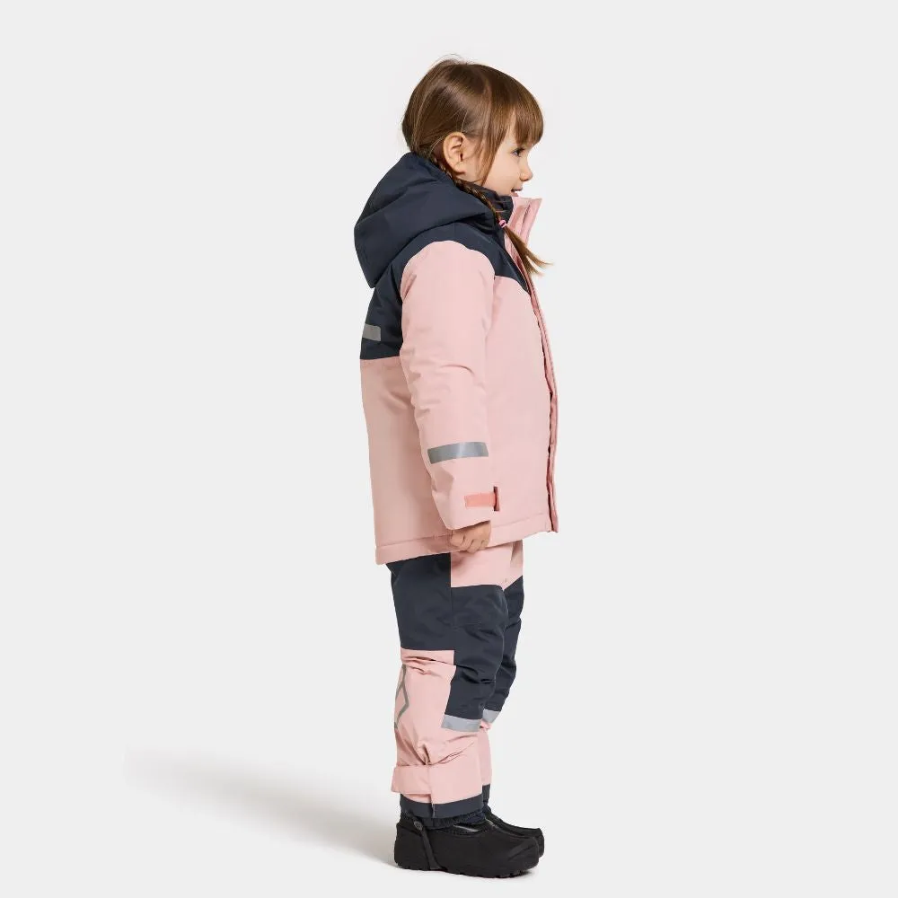Didriksons Skare Kids Ski Jacket & Pants Set - Dusty Pink