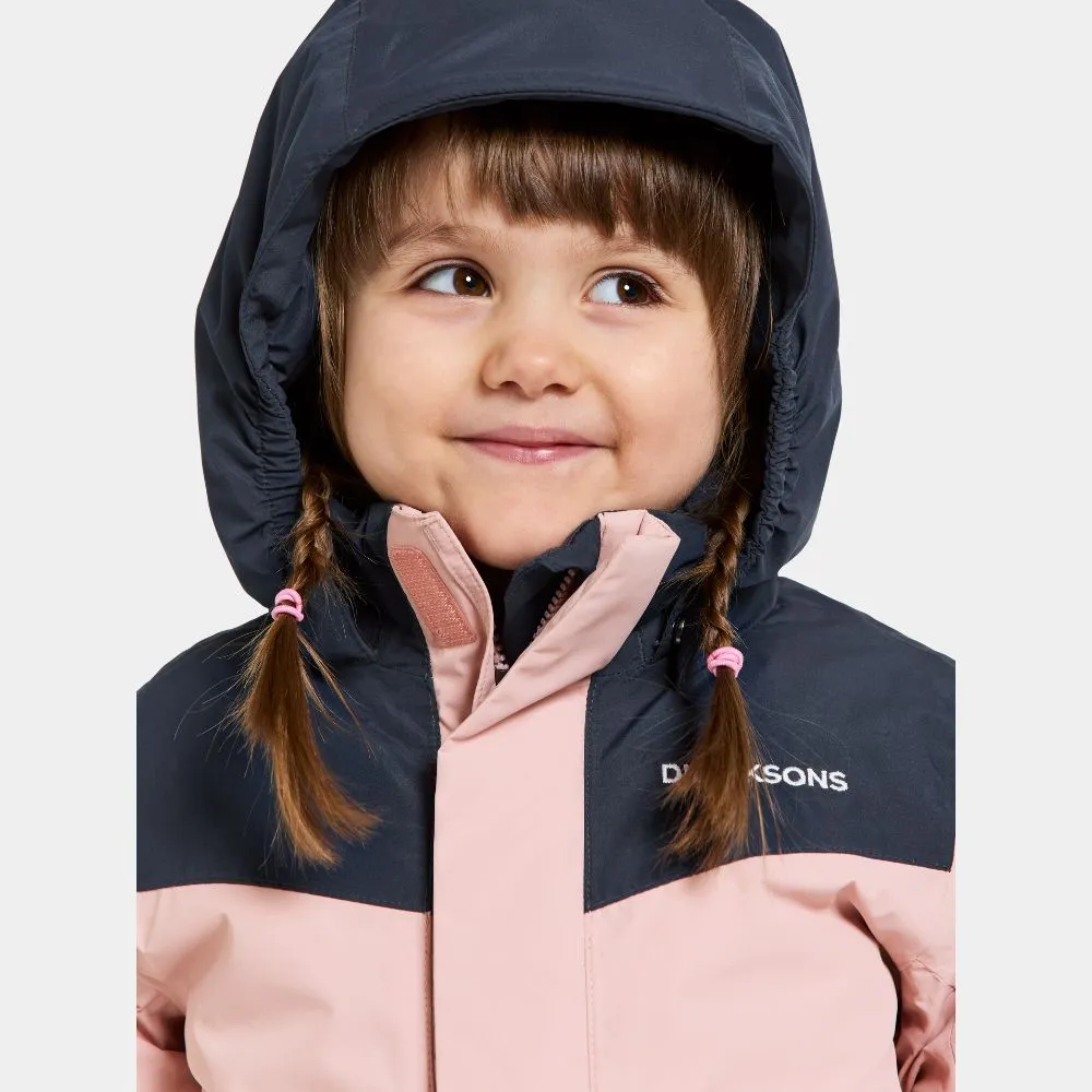 Didriksons Skare Kids Ski Jacket & Pants Set - Dusty Pink