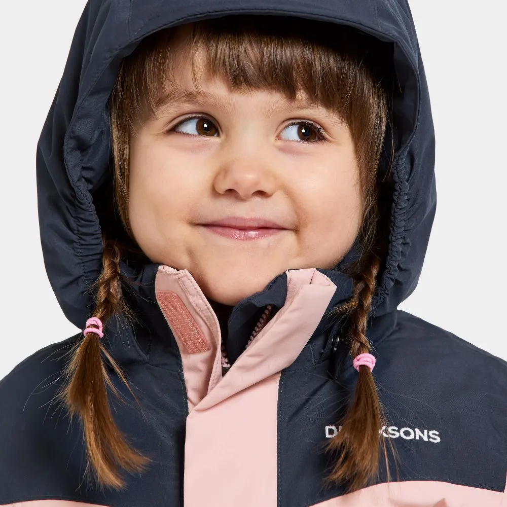 Didriksons Skare Kids Ski Jacket & Pants Set - Dusty Pink