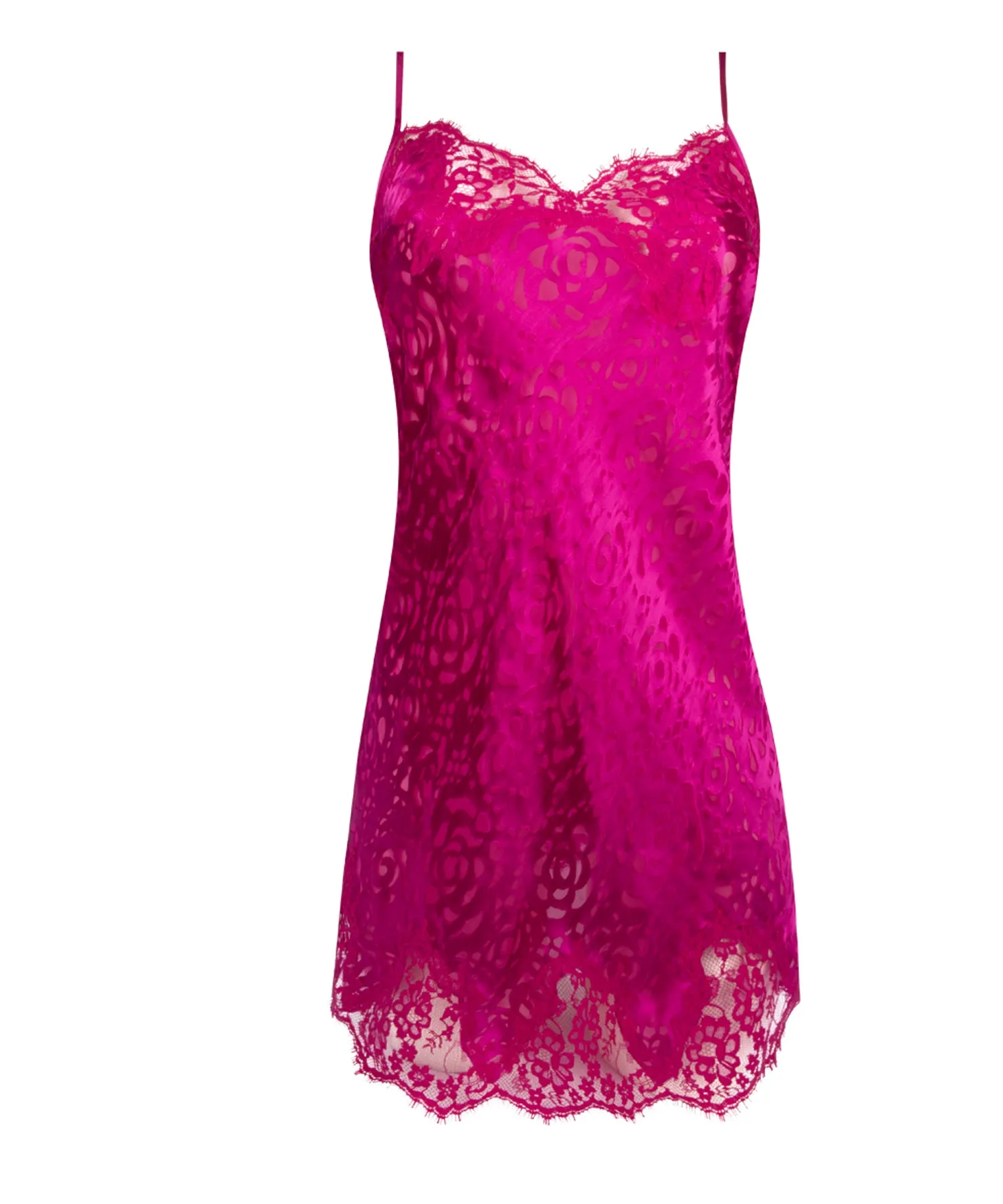 Dressing Floral Magenta Chemise