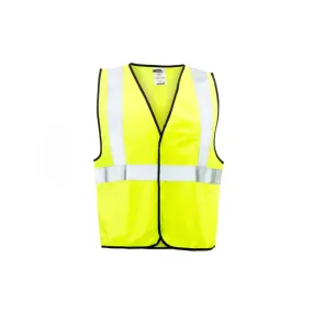 DROMEX FLAME RETARDANT REFLECTIVE JACKETS SLEEVELESS COLOUR-LIME SIZE 5XL