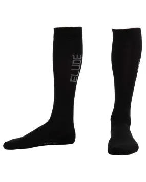 Elude Fire Merino Wool Ski Socks True Black Size 2 - 8