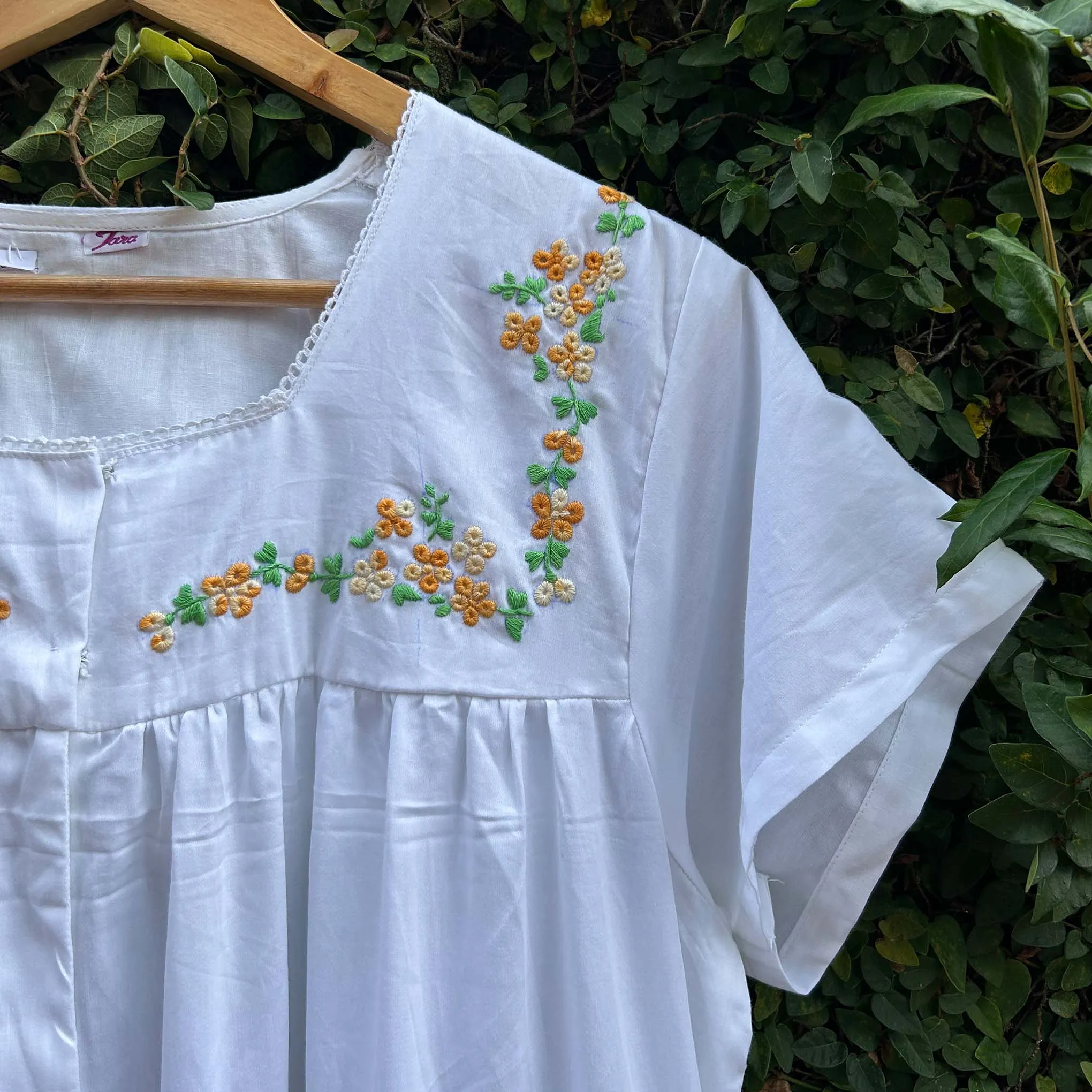 Fawn n Caramel Blossoms Cotton Nightwear