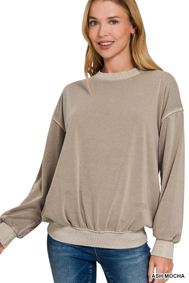 Fleece Pigment Dyed Sweatshirts*