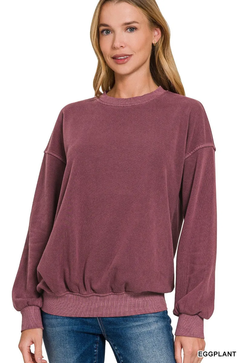 Fleece Pigment Dyed Sweatshirts*