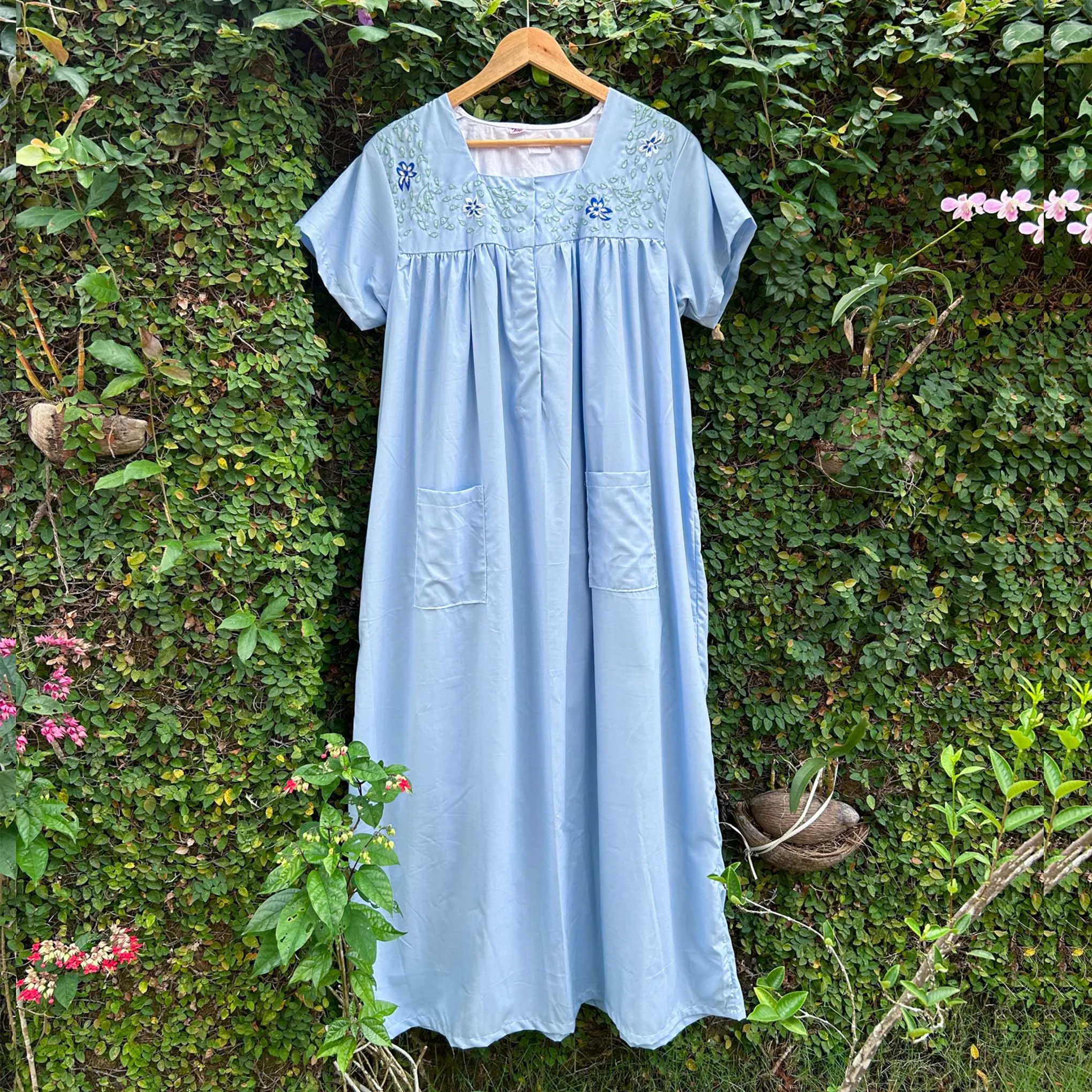 Floral Bounty Half-Sleeve Nighty