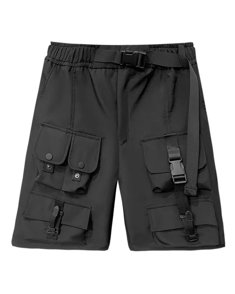 Functional Multi-pocket Cargo Shorts