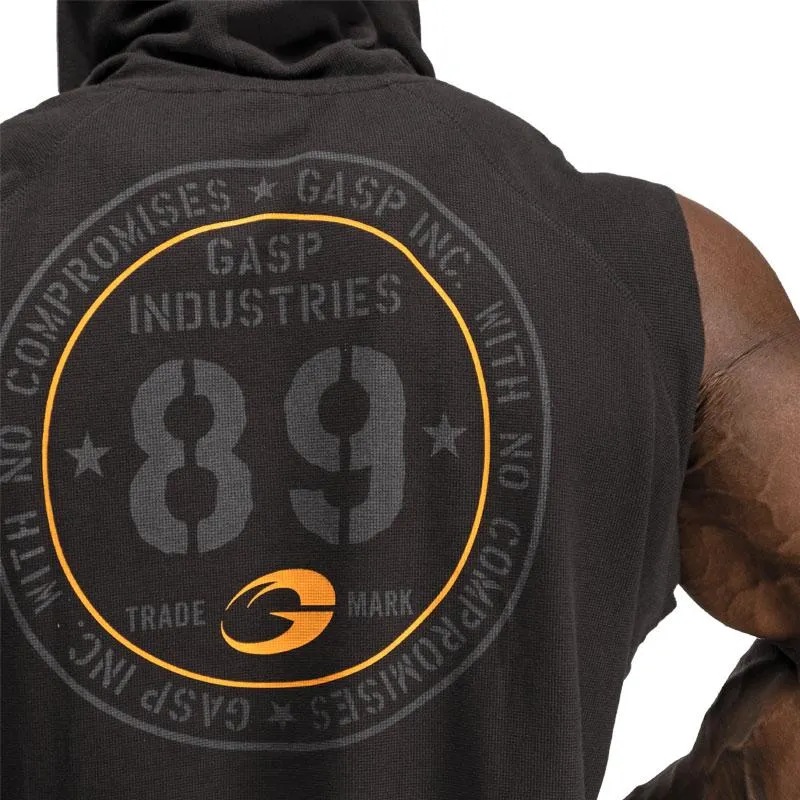 GASP Thermal SL Hoodie - Washed Black