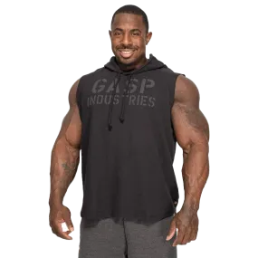 GASP Thermal SL Hoodie - Washed Black