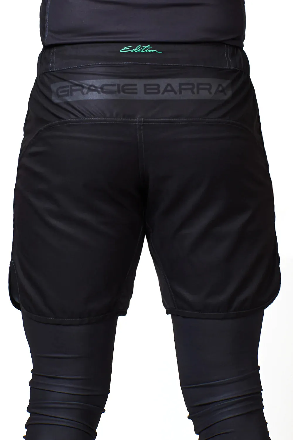 GB Edition Mens Velcroless Training Shorts - Black