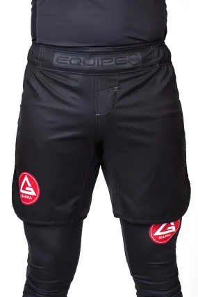 GB Edition Mens Velcroless Training Shorts - Black