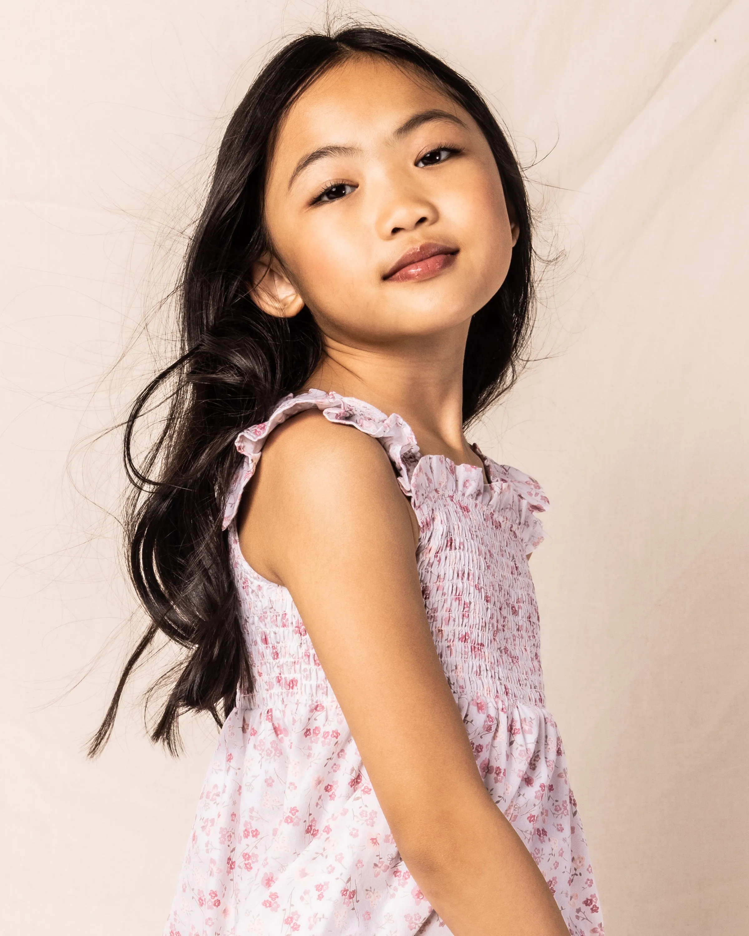 Girl's Twill Margaux Dress in Dorset Floral