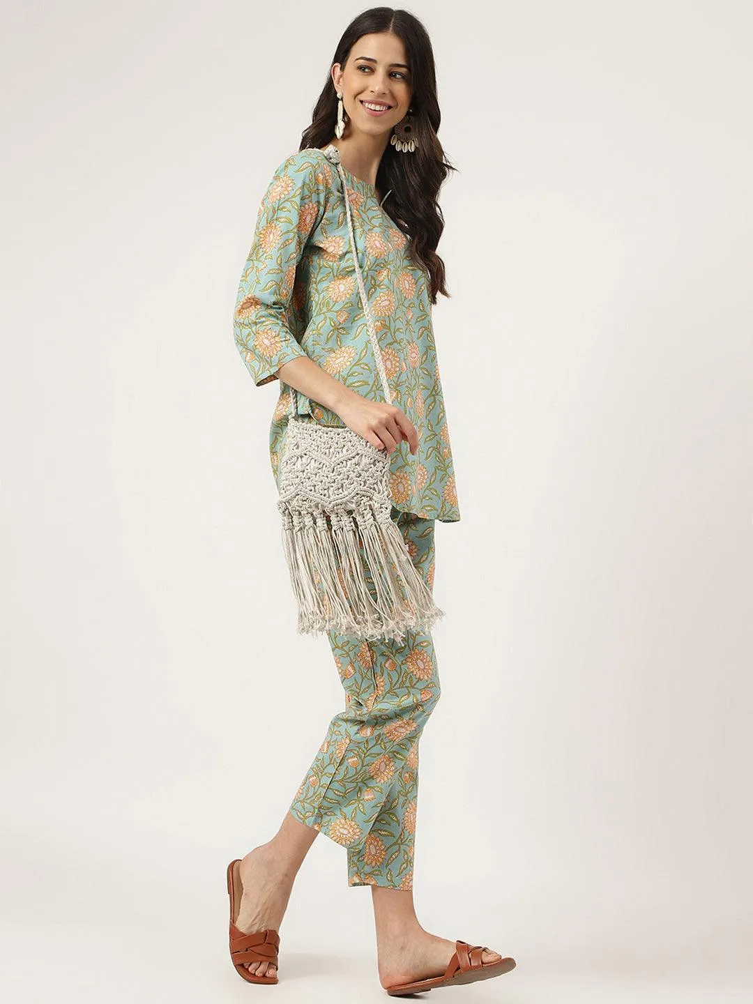 Green Printed Loungewear/Nightwear