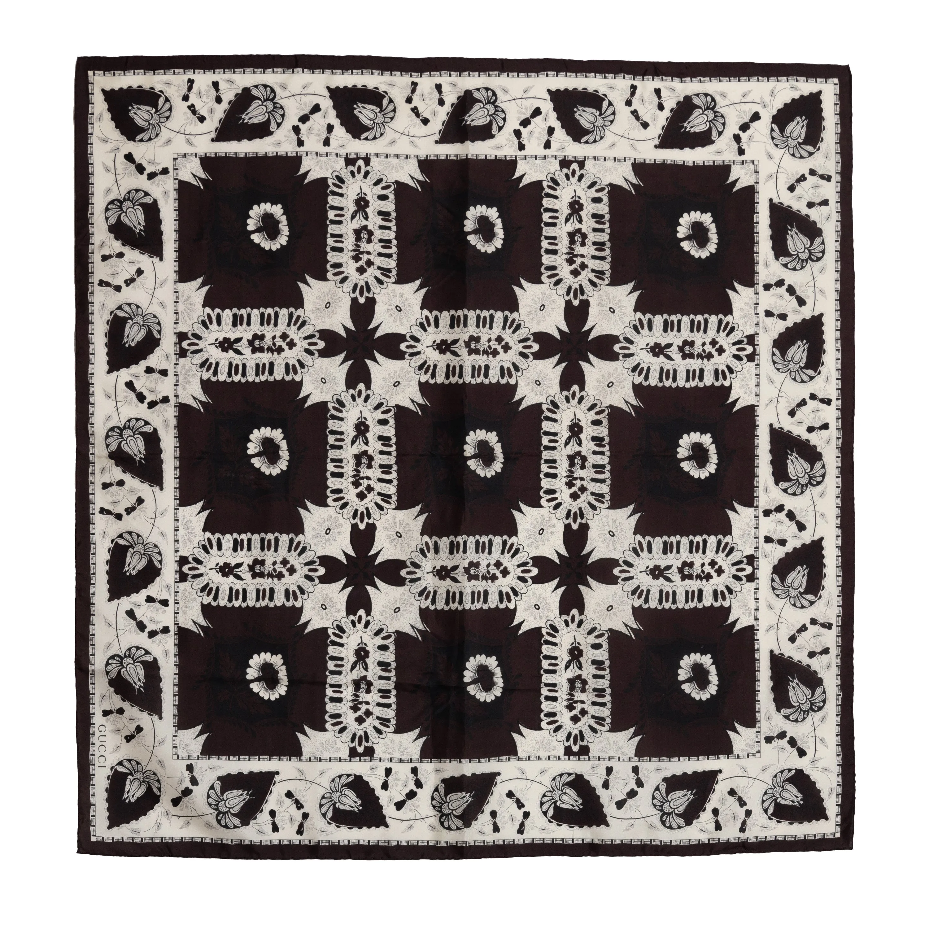 Gucci Silk Printed Foulard - '10s
