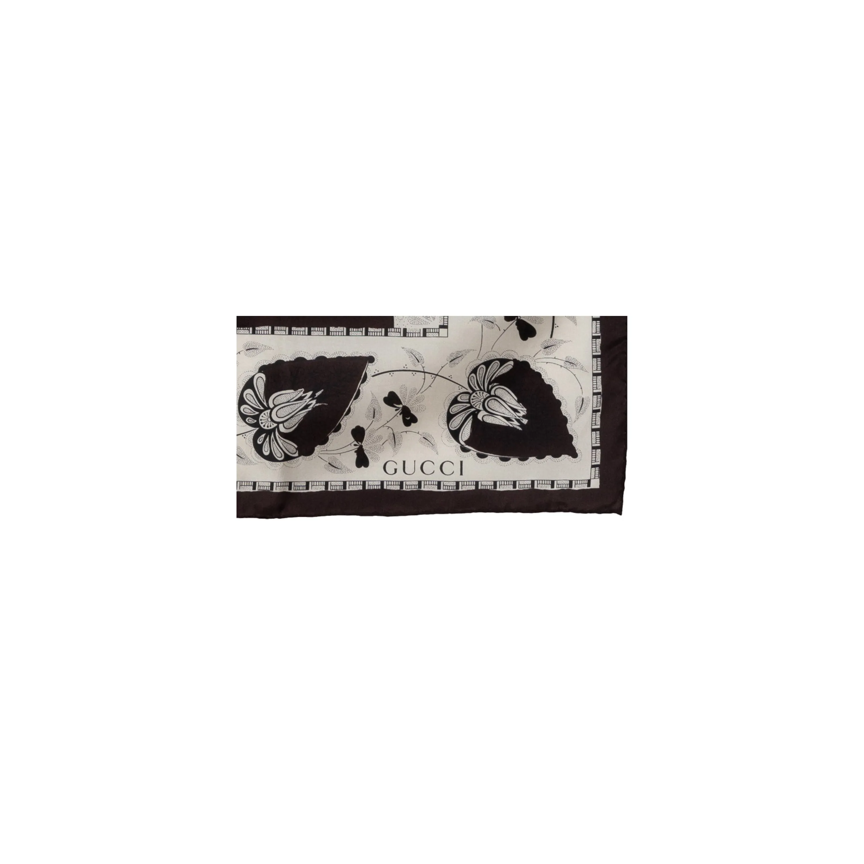 Gucci Silk Printed Foulard - '10s